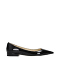 Jimmy Choo Black Leather Flats
