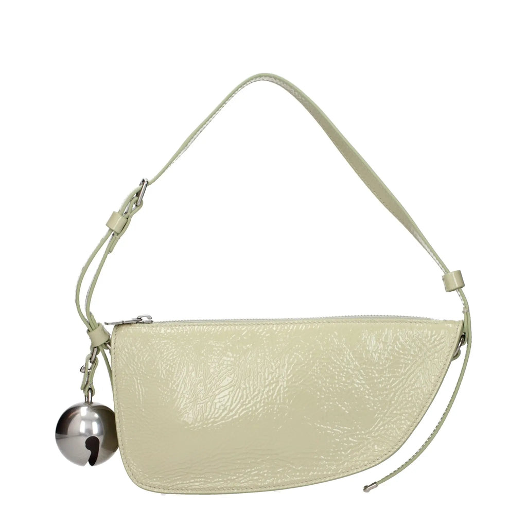 Sac à bandoulière Burberry en cuir vert