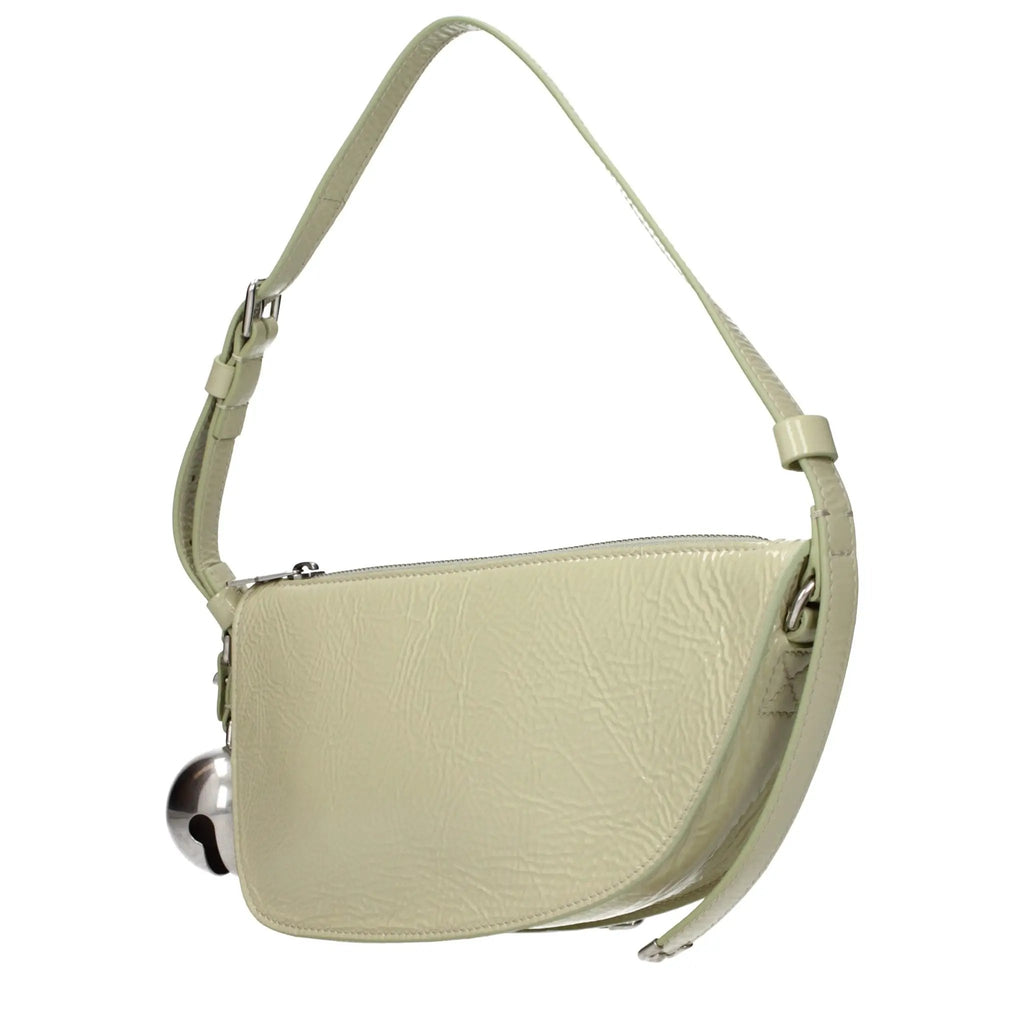 Sac à bandoulière Burberry en cuir vert
