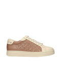 Baskets basses en cuir beige Jimmy Choo