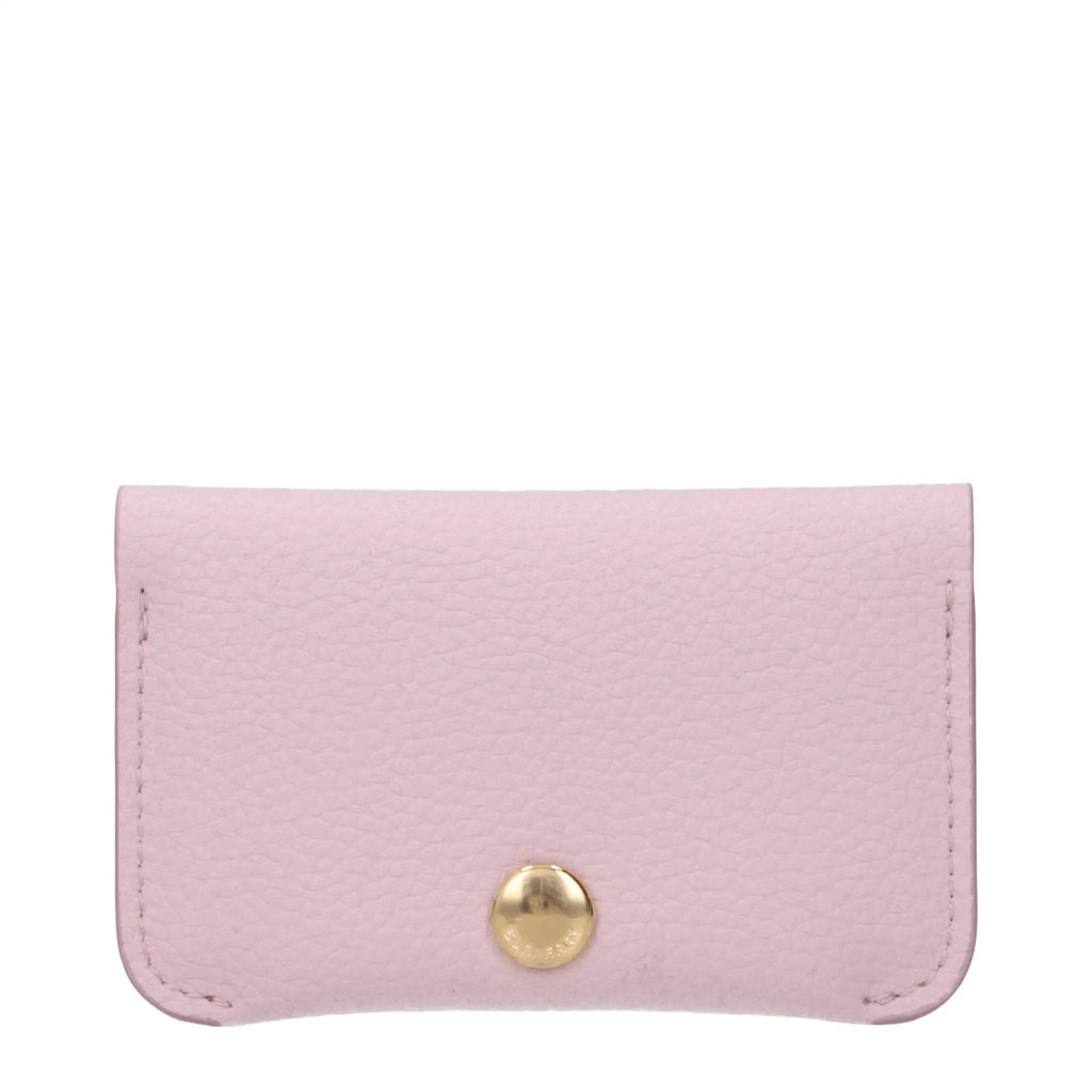 Burberry Pink Leather Cardholder