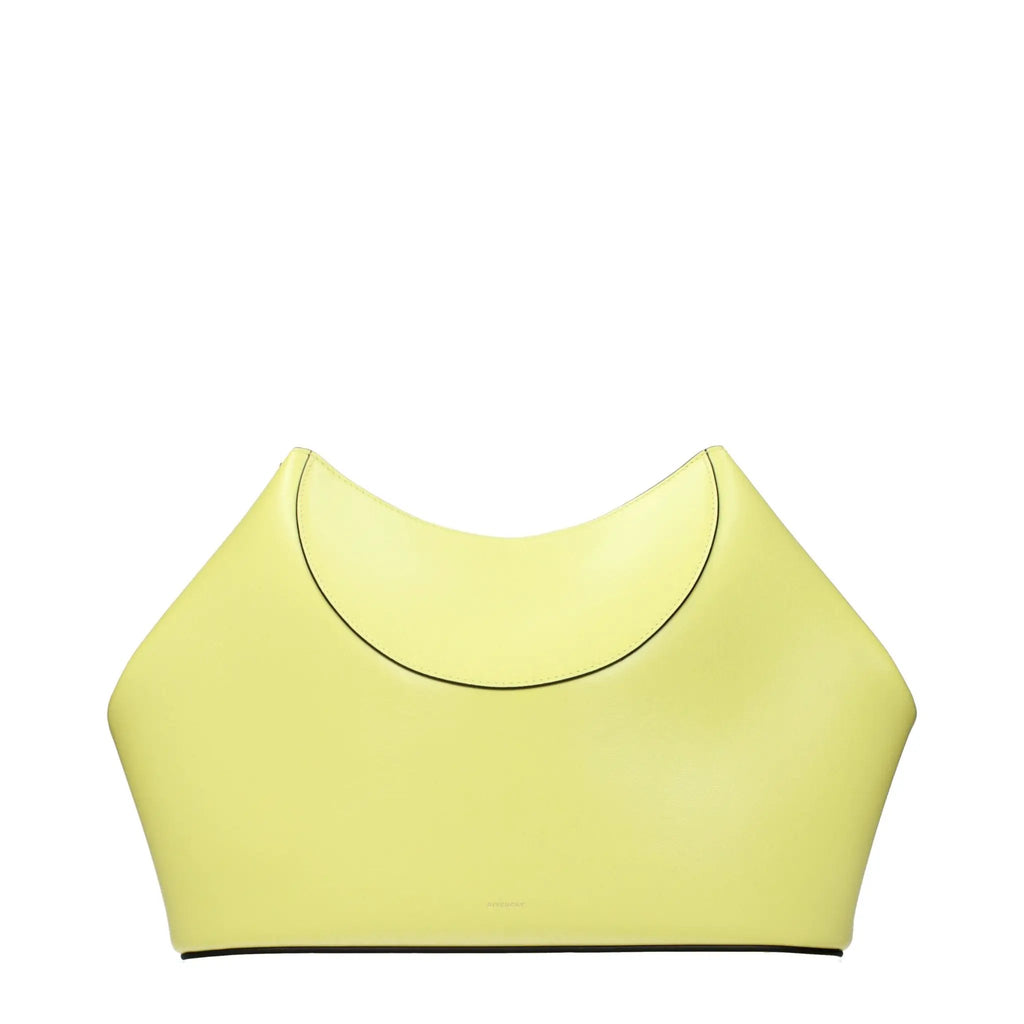 Pochette Givenchy en cuir jaune