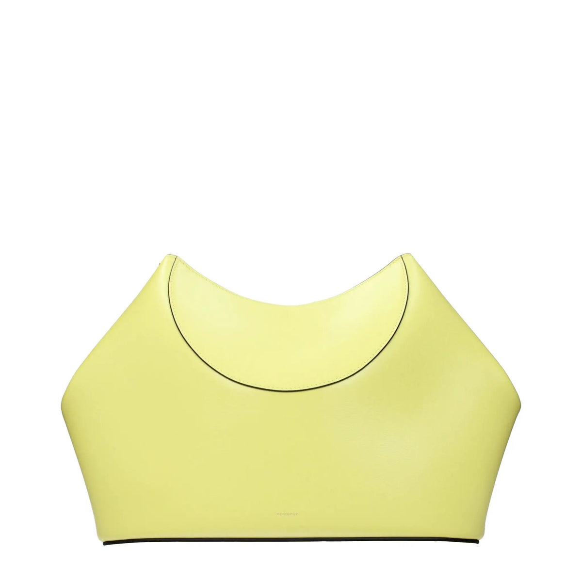 Pochette Givenchy en cuir jaune