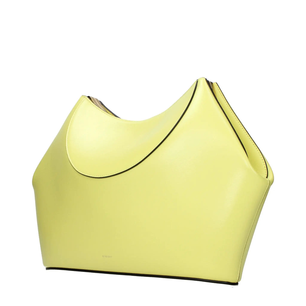 Pochette Givenchy en cuir jaune