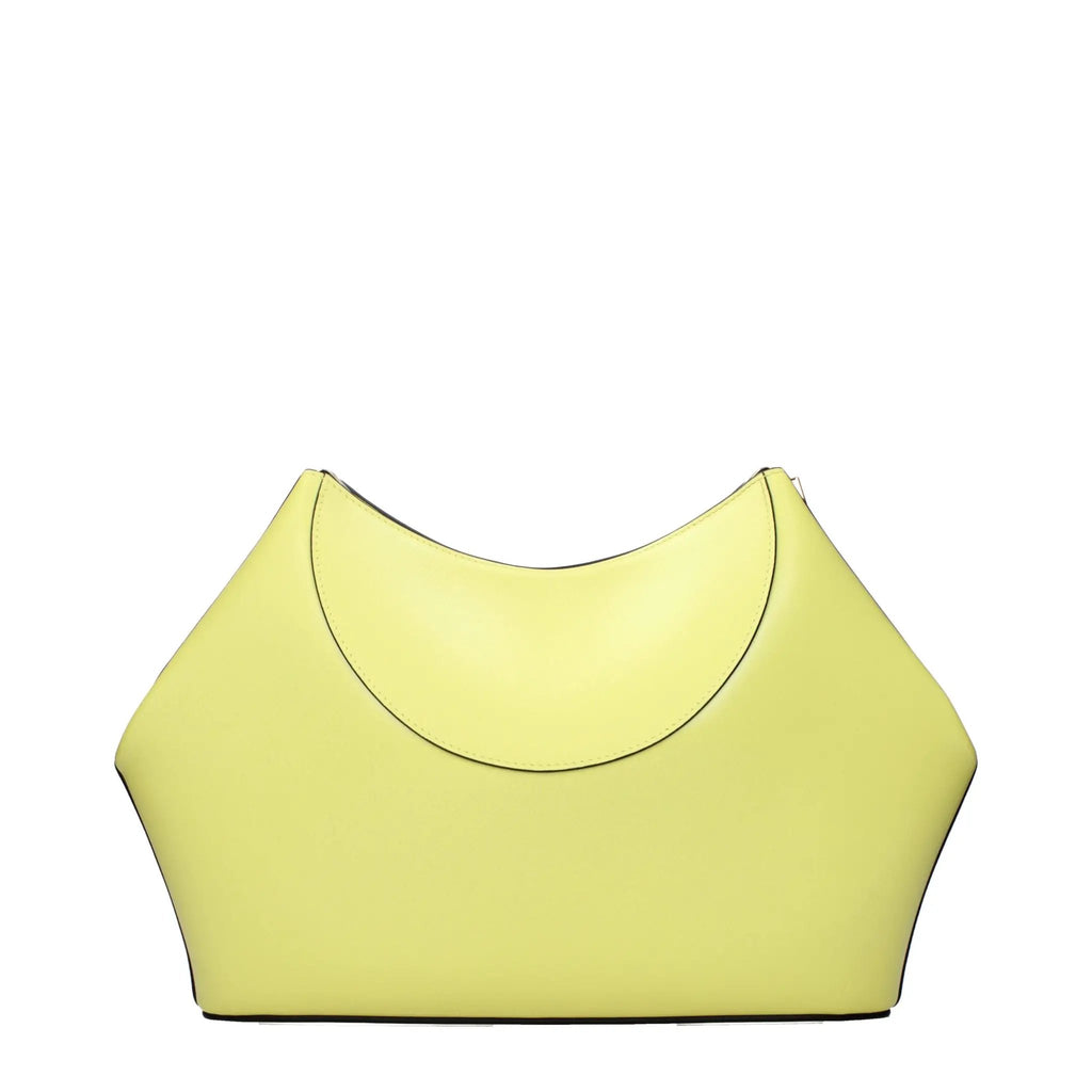 Pochette Givenchy en cuir jaune