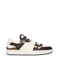 Baskets basses en cuir beige Jimmy Choo
