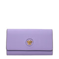Pochette en cuir violet Versace