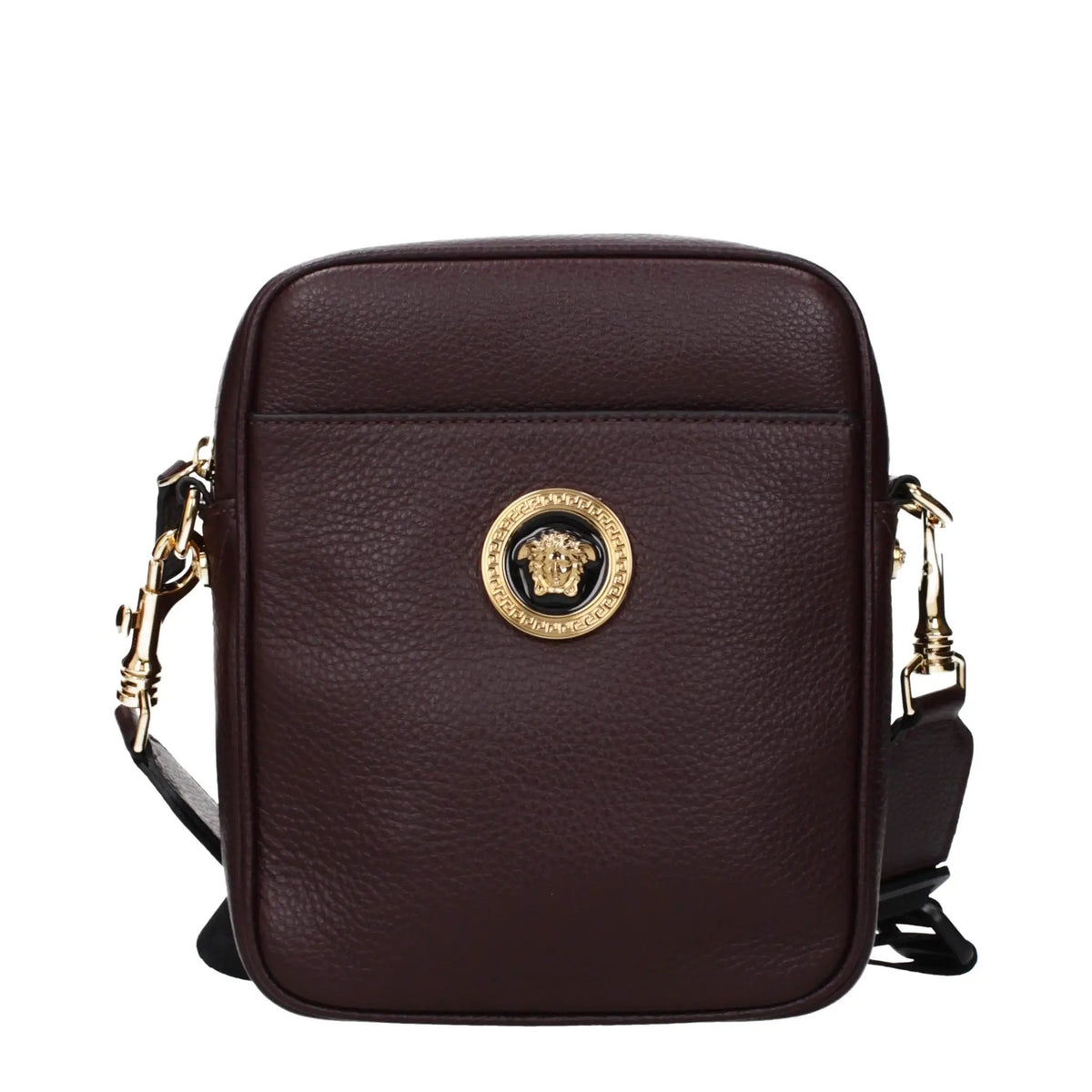 Sac bandoulière Versace en cuir violet
