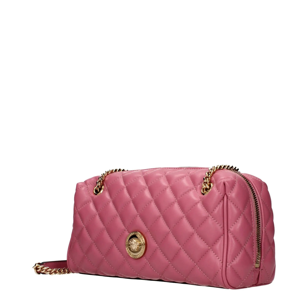 Sac à bandoulière Versace en cuir rose