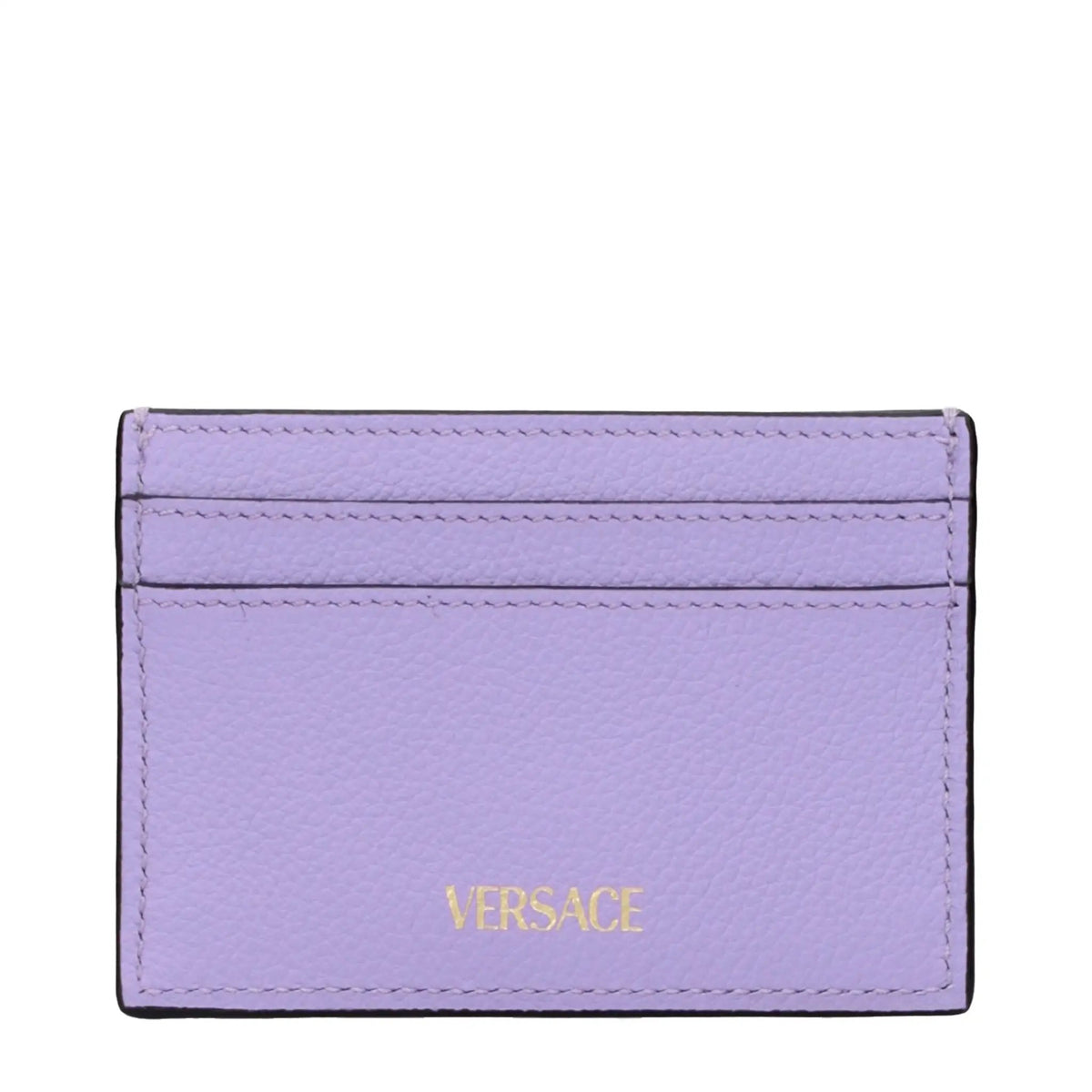 Versace Purple Leather Cardholder