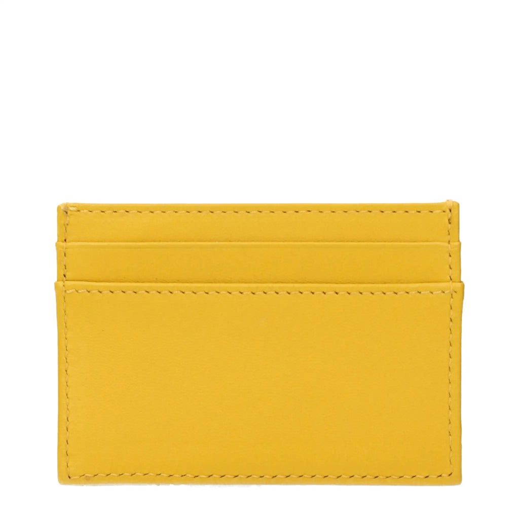 Versace Yellow Leather Cardholder