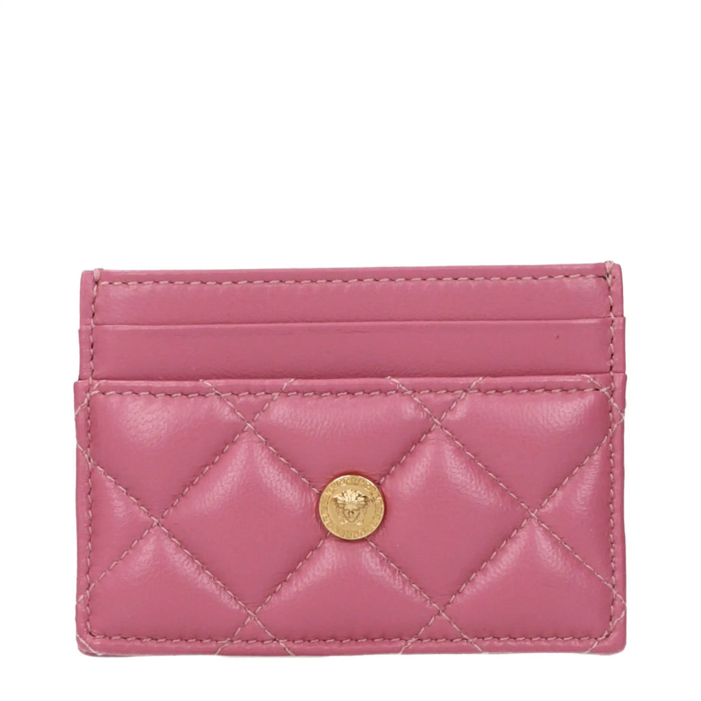 Versace Pink Leather Cardholder