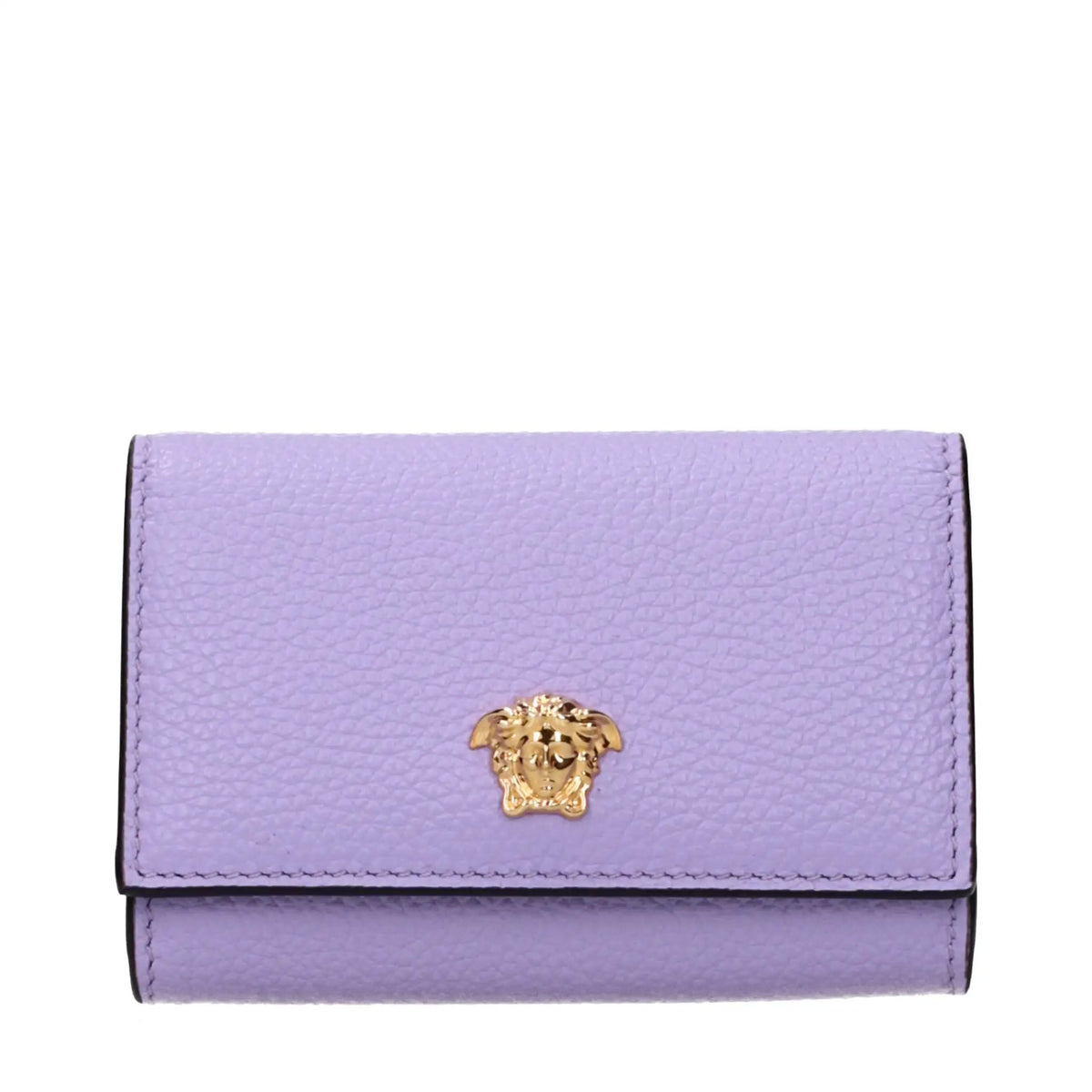 Versace Purple Leather Wallet