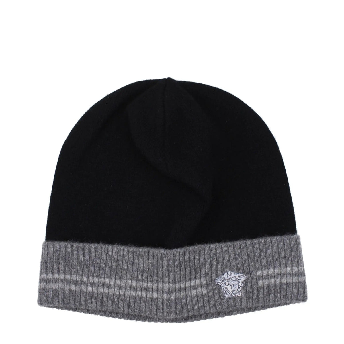 Versace Black Cashmere Beanie