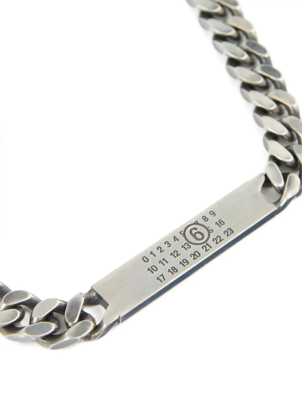 MM6 Maison Margiela Silver Brass Necklace