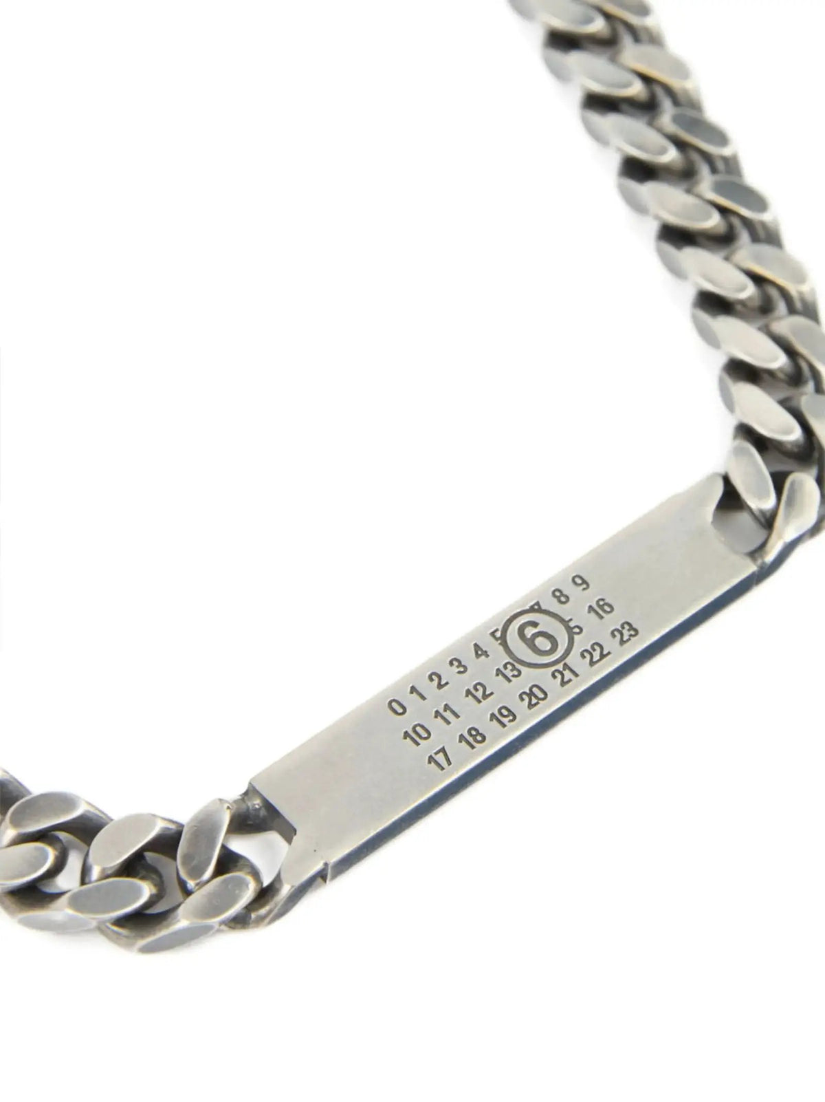MM6 Maison Margiela Silver Brass Necklace