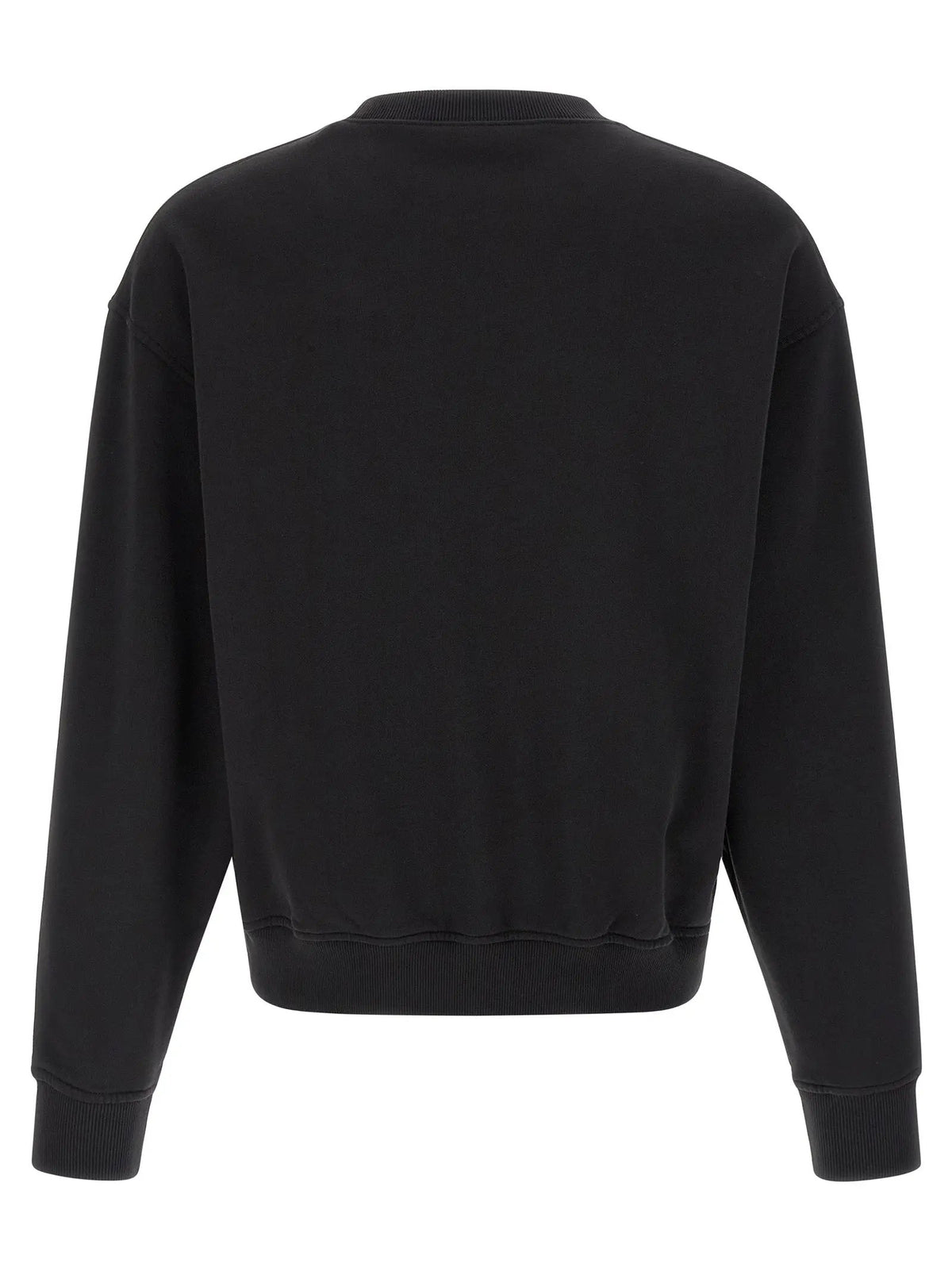 Sweat-shirt noir en coton Palm Angels