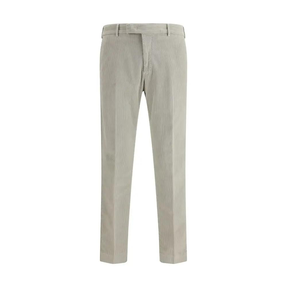 Pantalon décontracté en coton gris PT Torino
