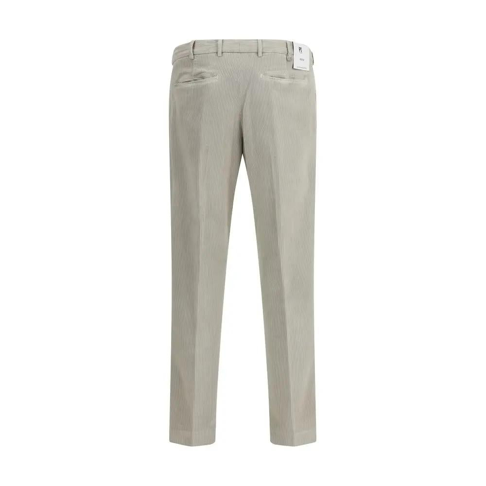 Pantalon décontracté en coton gris PT Torino