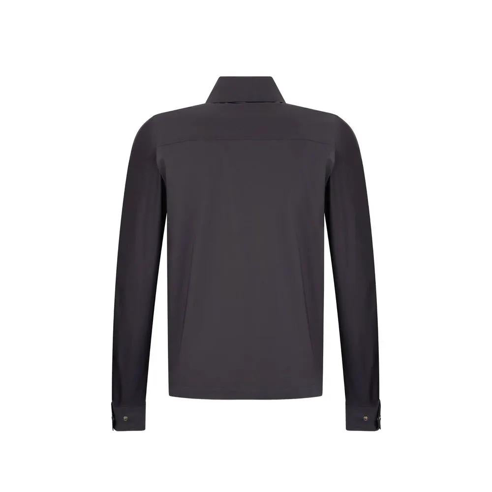 Herno Blue Cotton Shell Jacket
