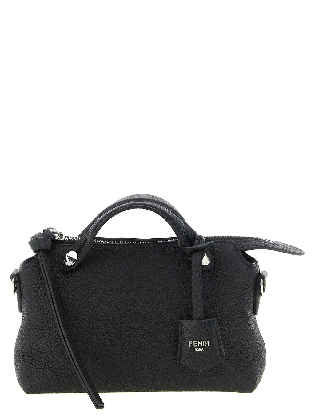 Sac à main Fendi en veau noir