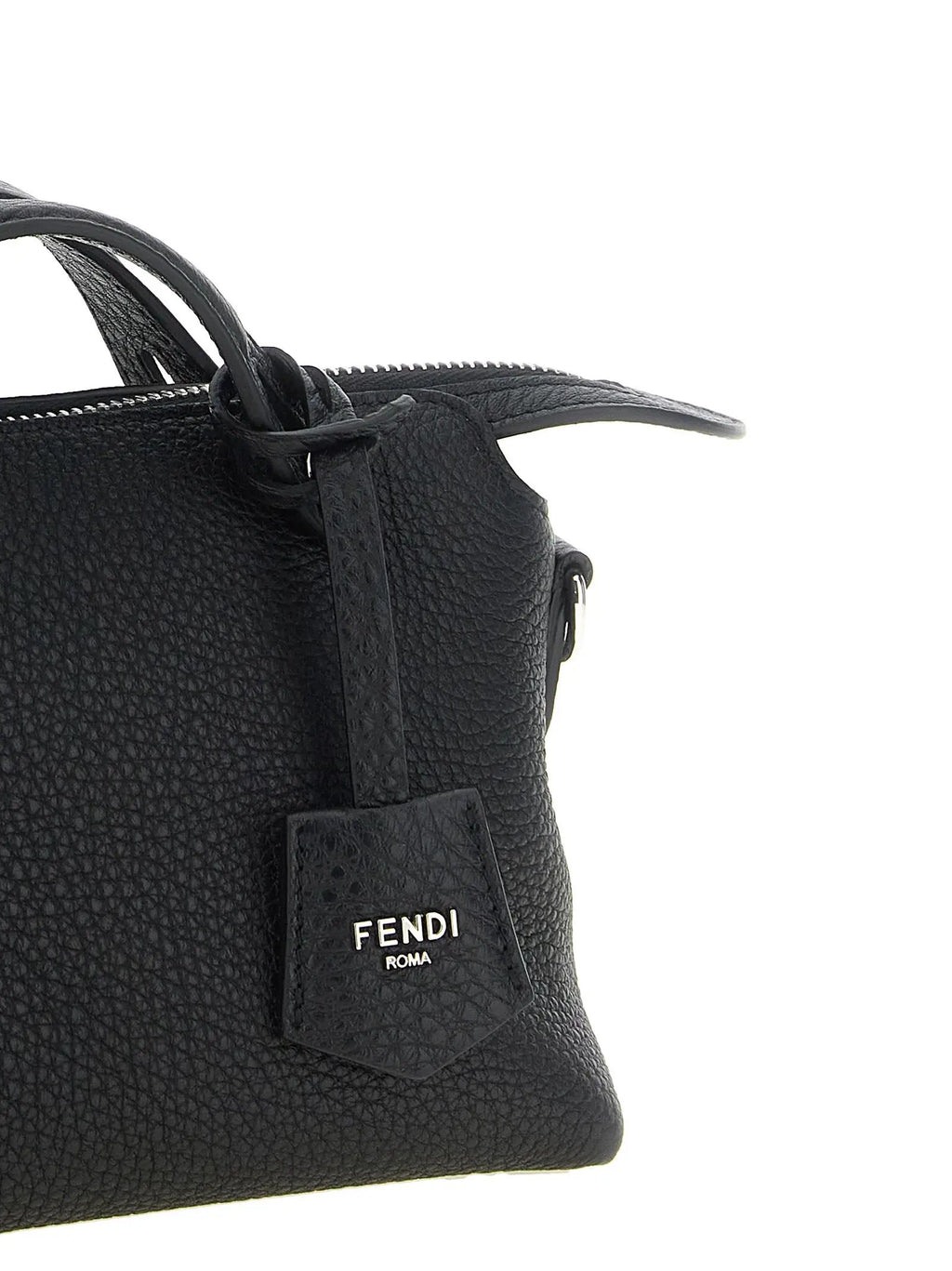 Sac à main Fendi en veau noir