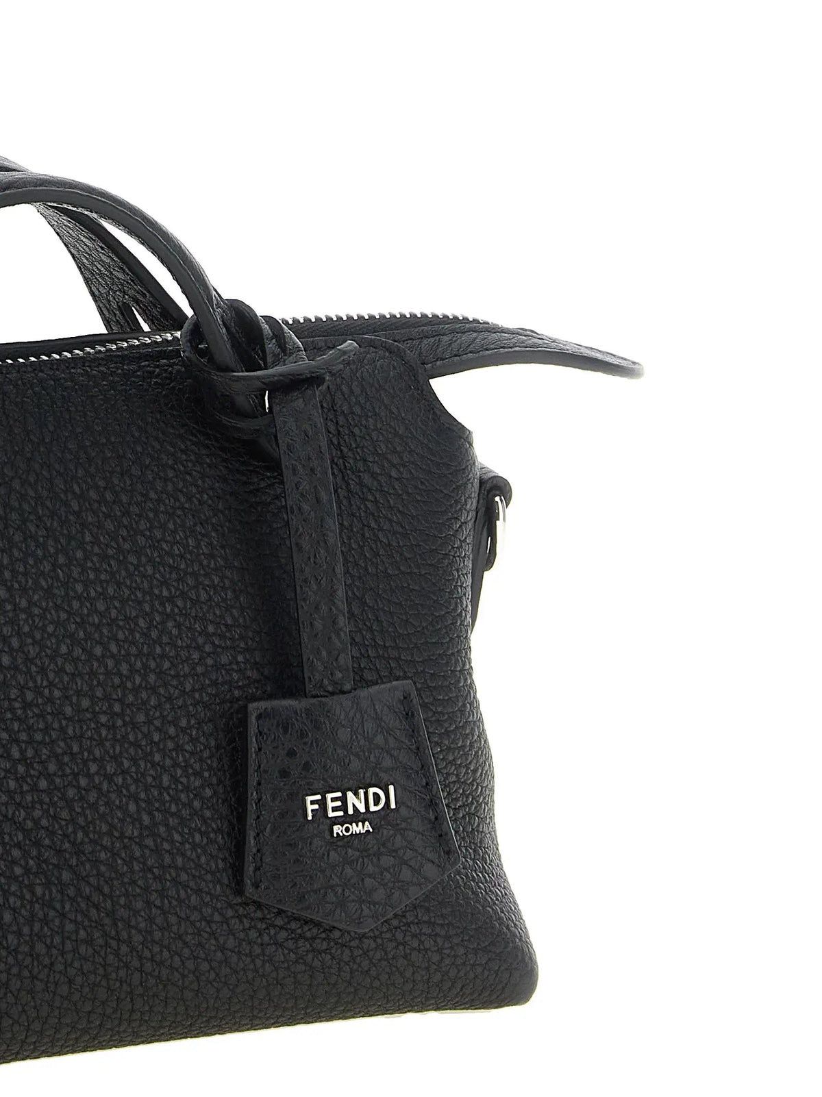 Sac à main Fendi en veau noir
