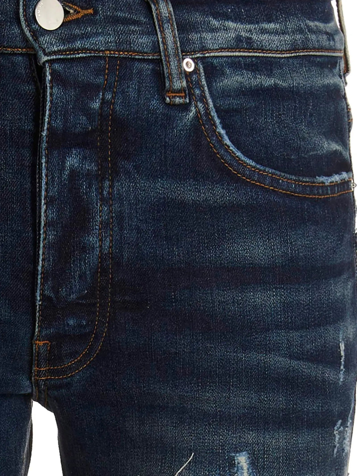 Jeans skinny Amiri en coton bleu