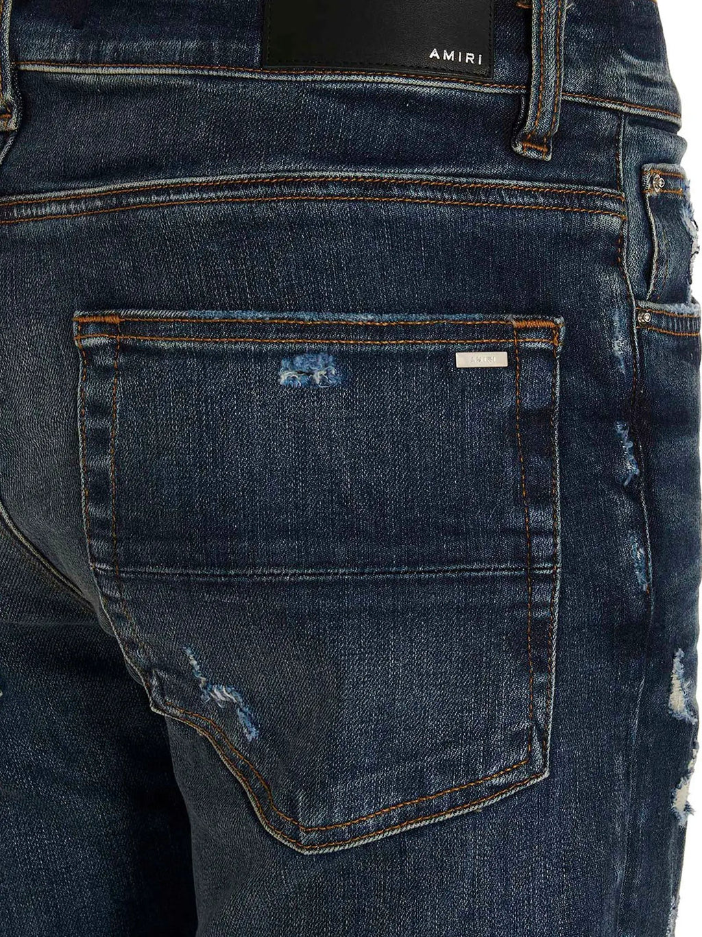 Jeans skinny Amiri en coton bleu