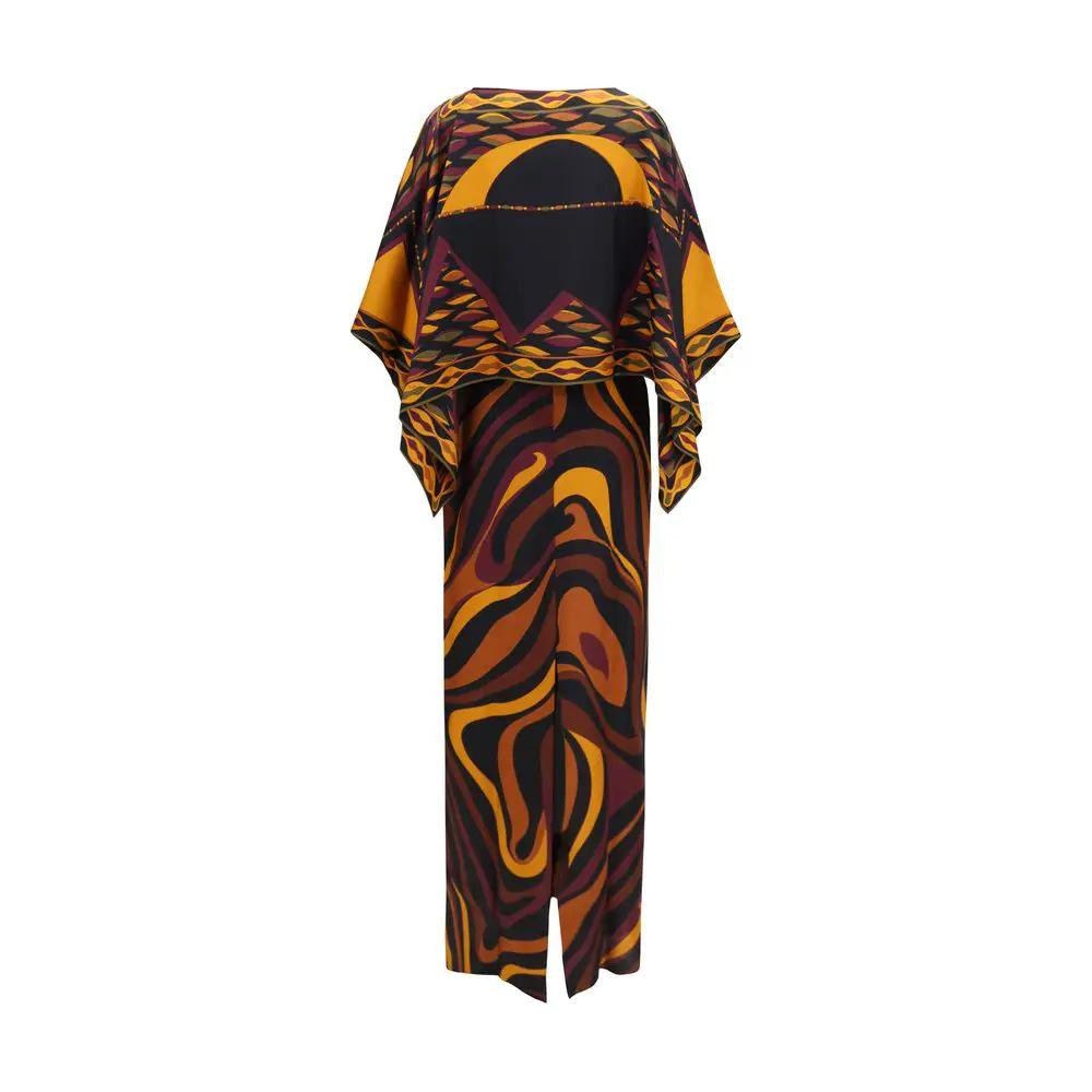 Robe décontractée Emilio Pucci en soie multicolore