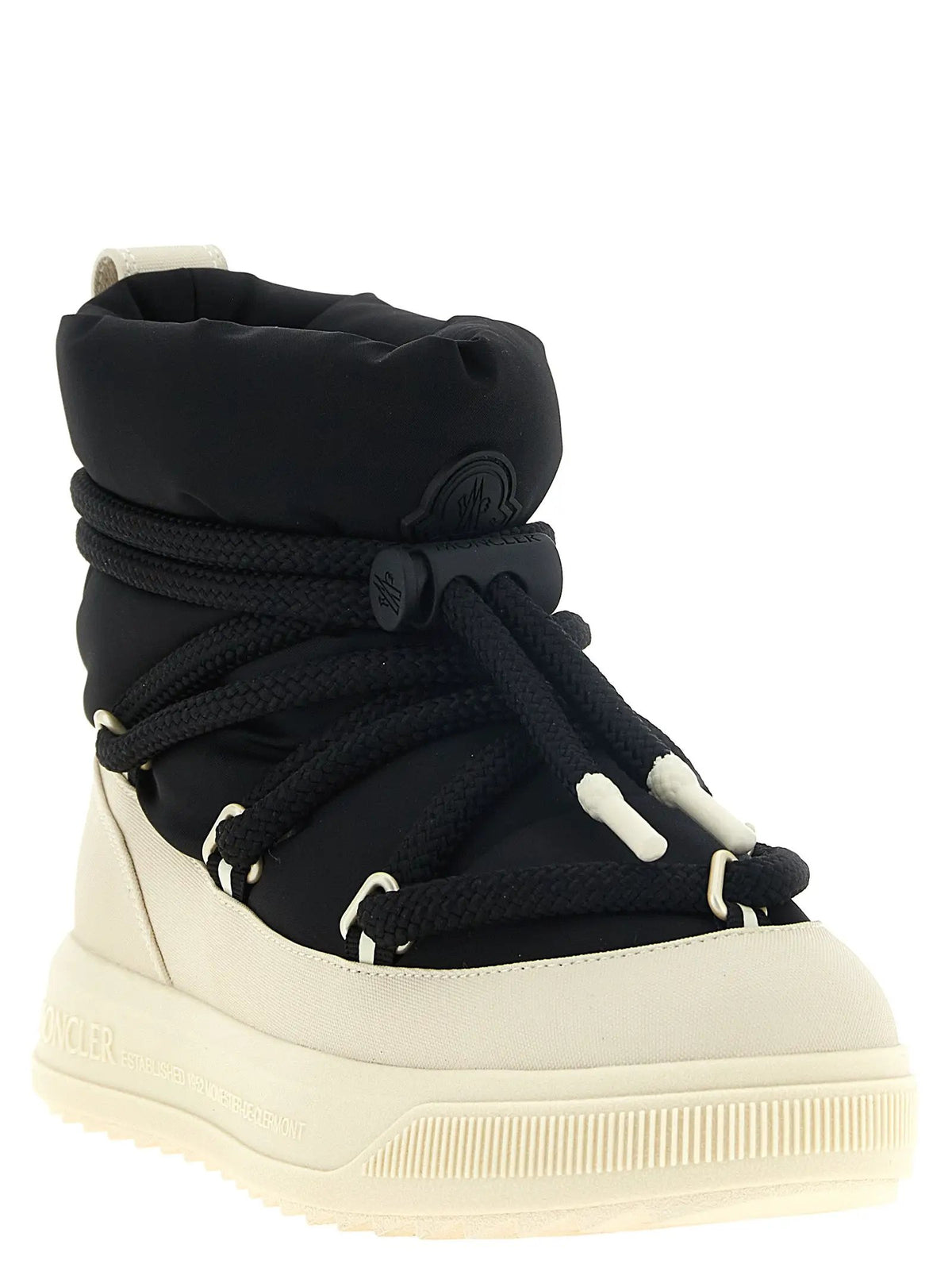 Bottines à lacets Moncler en polyamide noir