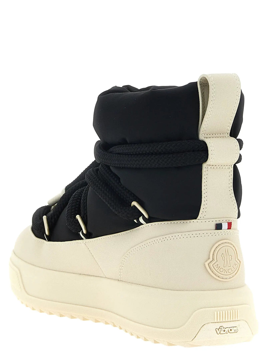 Bottines à lacets Moncler en polyamide noir