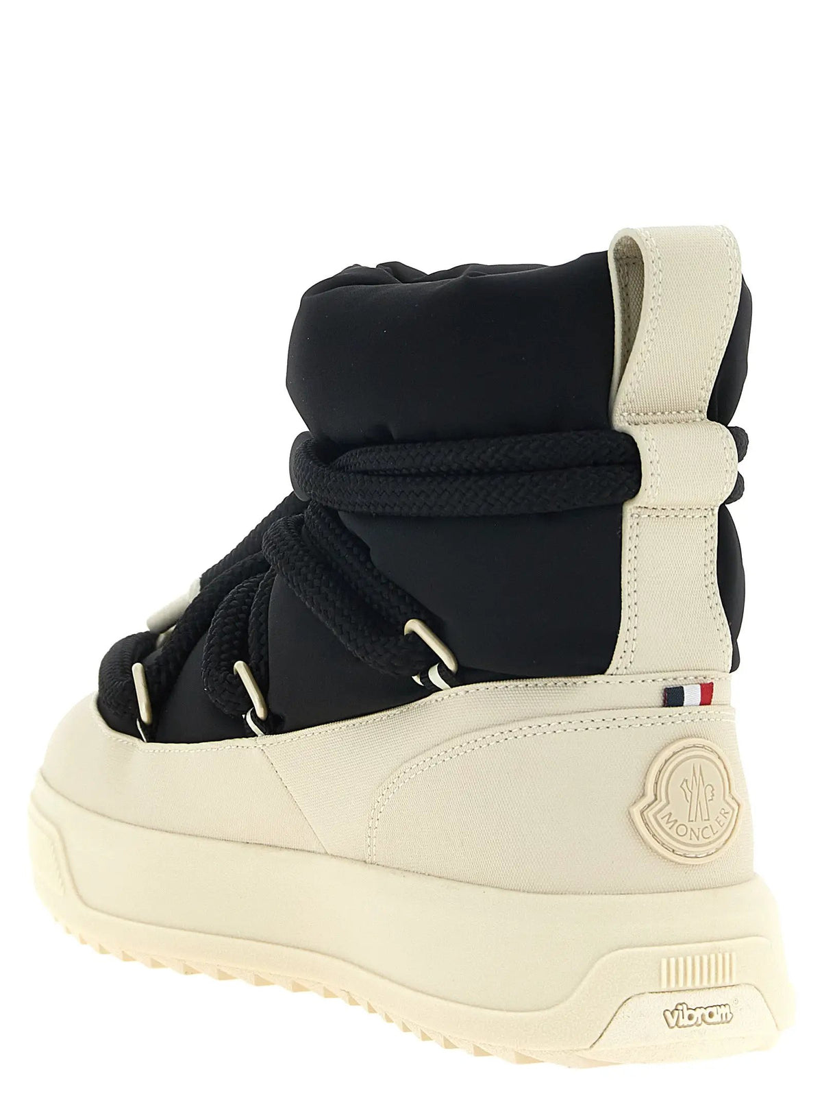 Bottines à lacets Moncler en polyamide noir