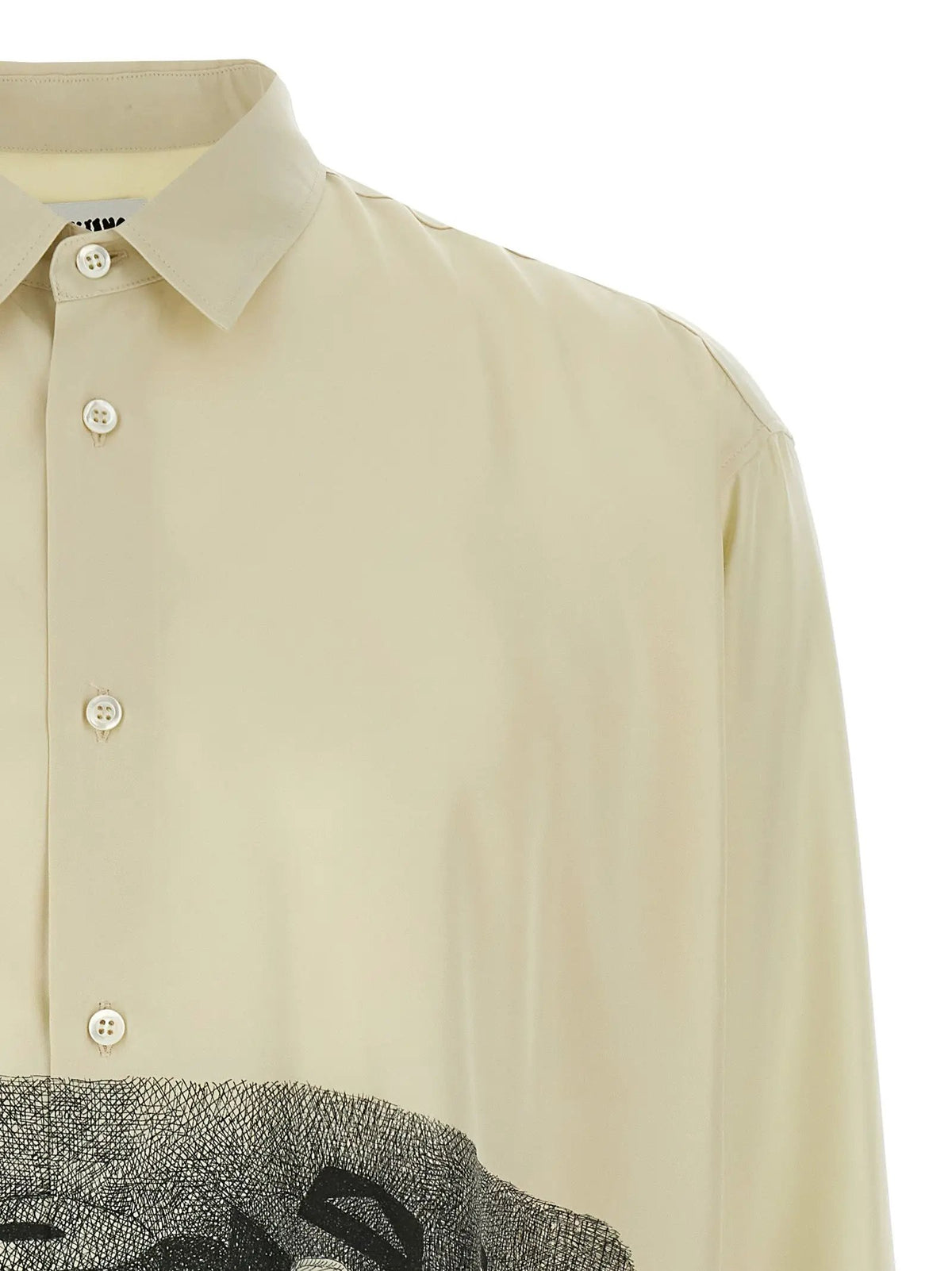 Blouse en soie beige Magliano