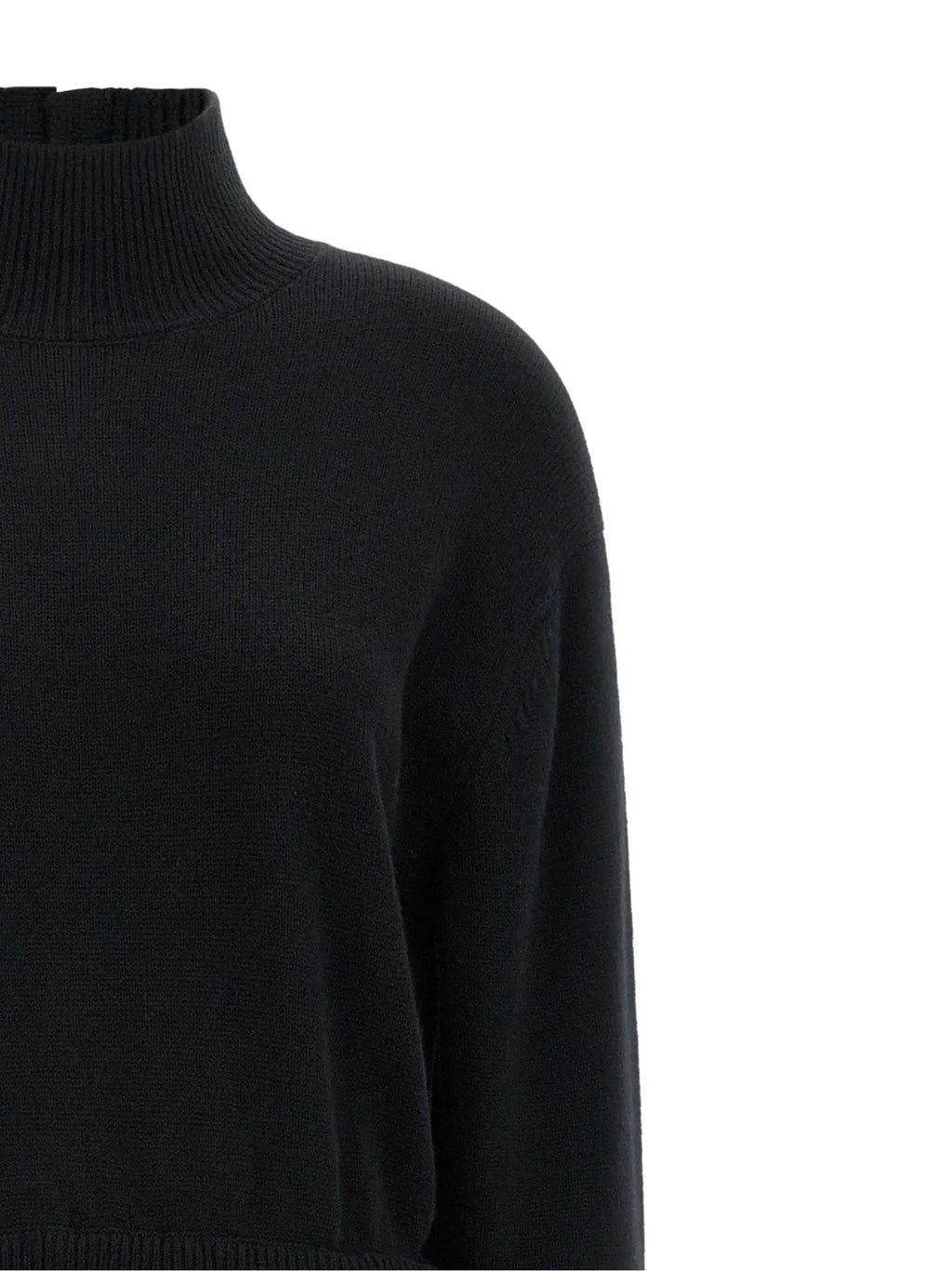 Polo Ralph Lauren Black Wool Long Dress