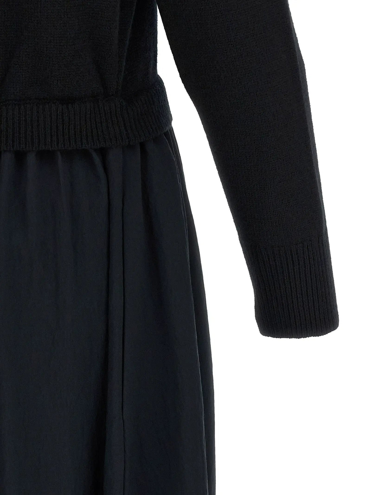 Polo Ralph Lauren Black Wool Long Dress