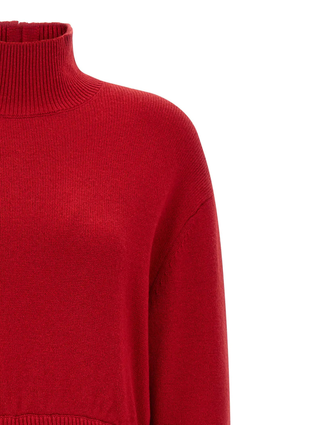 Robe longue en laine rouge Polo Ralph Lauren