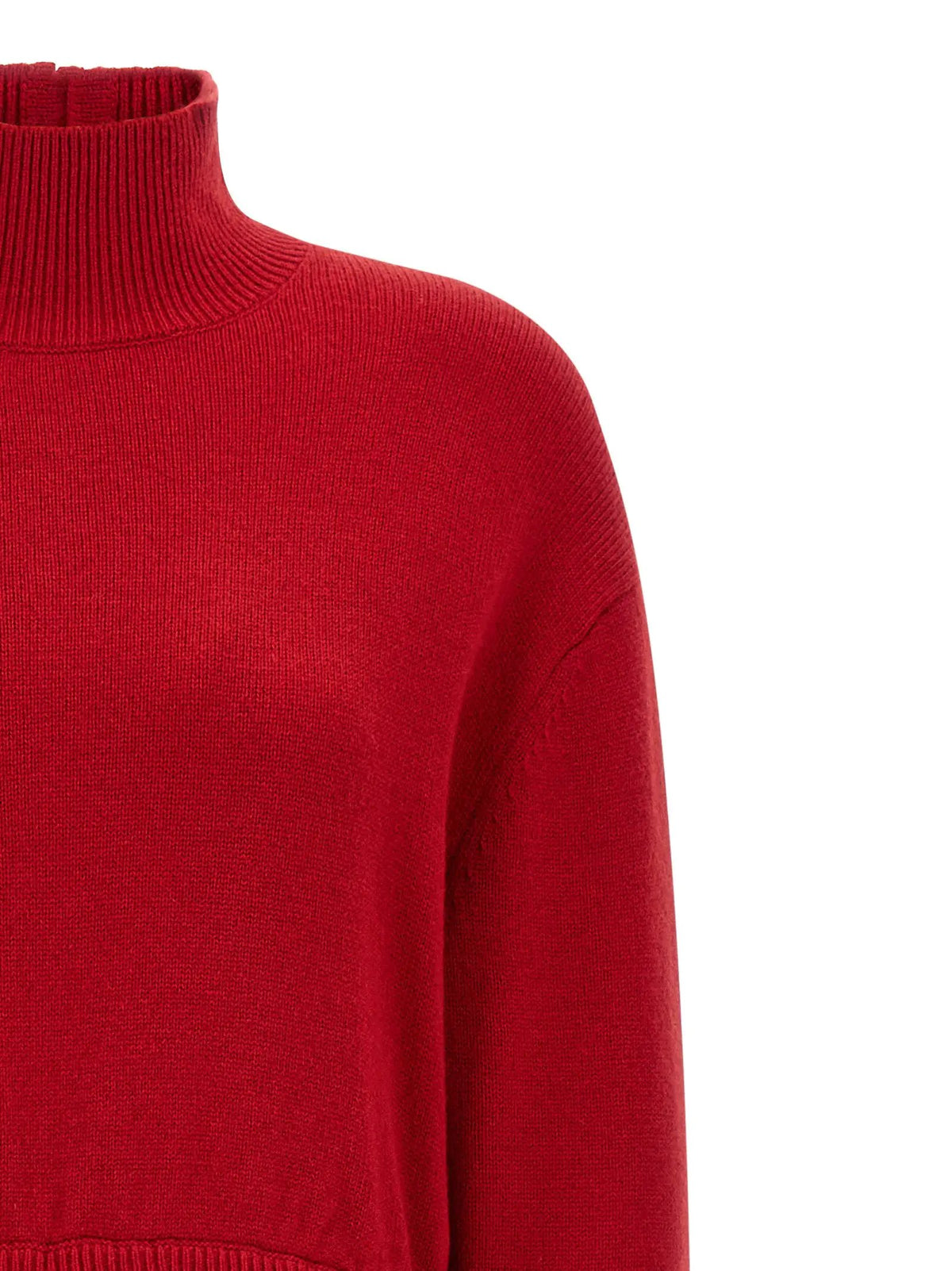 Robe longue en laine rouge Polo Ralph Lauren