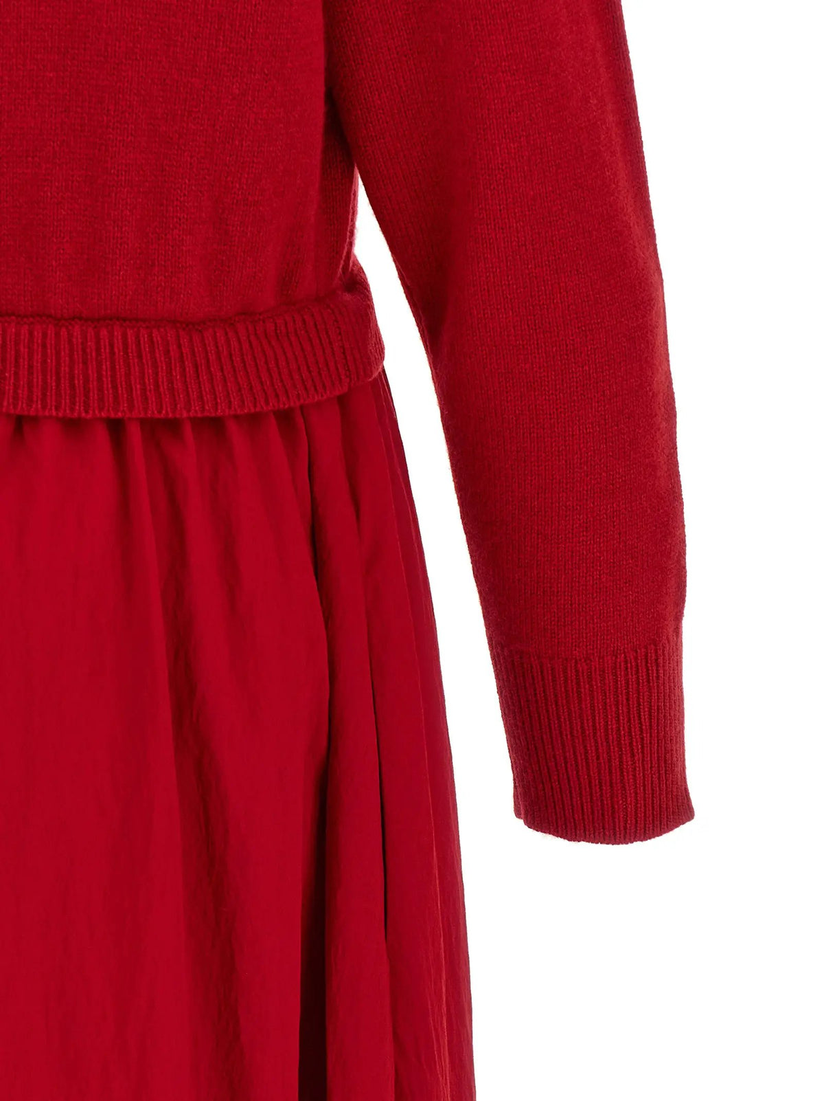 Robe longue en laine rouge Polo Ralph Lauren