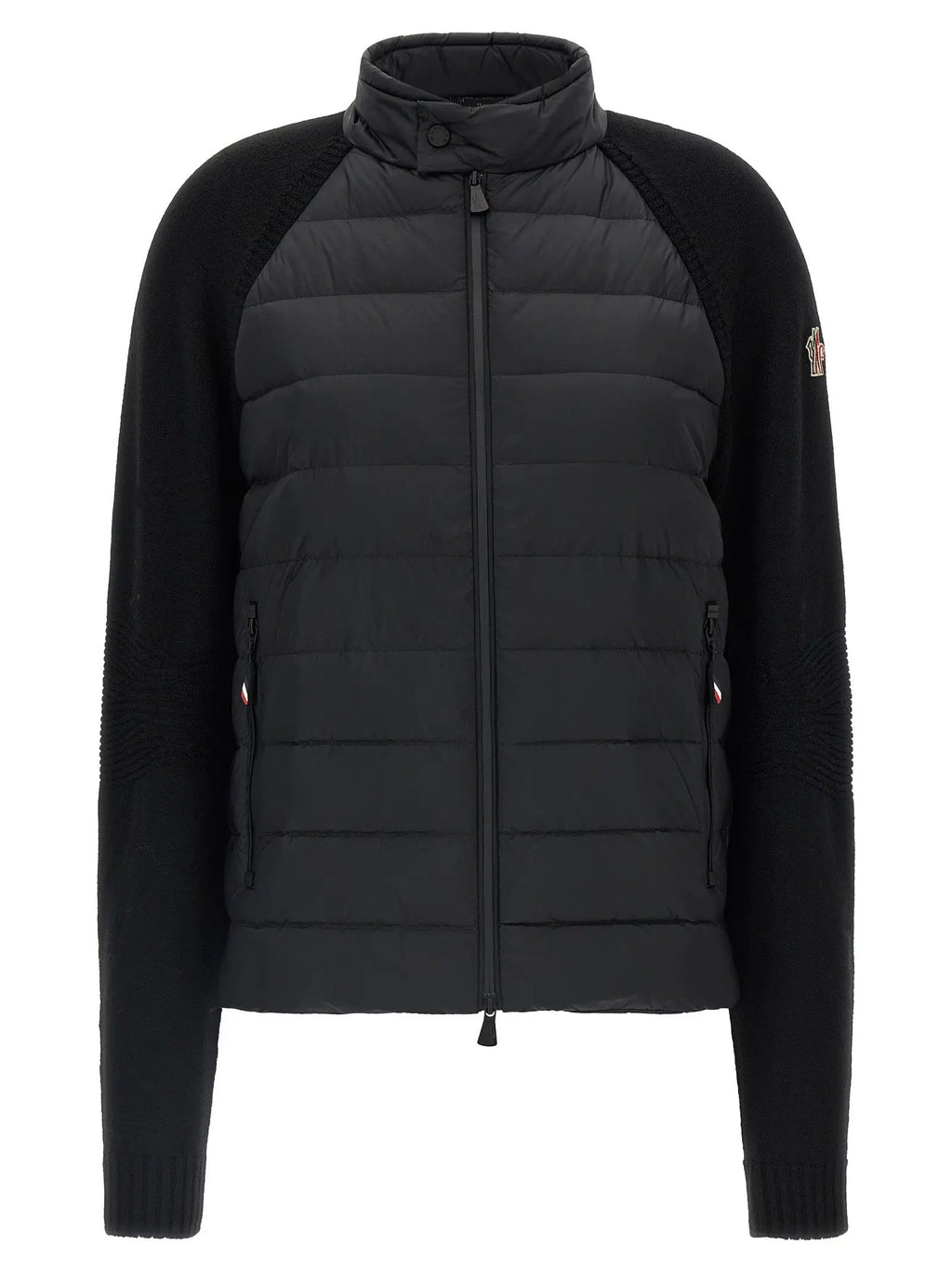 Moncler Grenoble Black Polyamide Cardigan