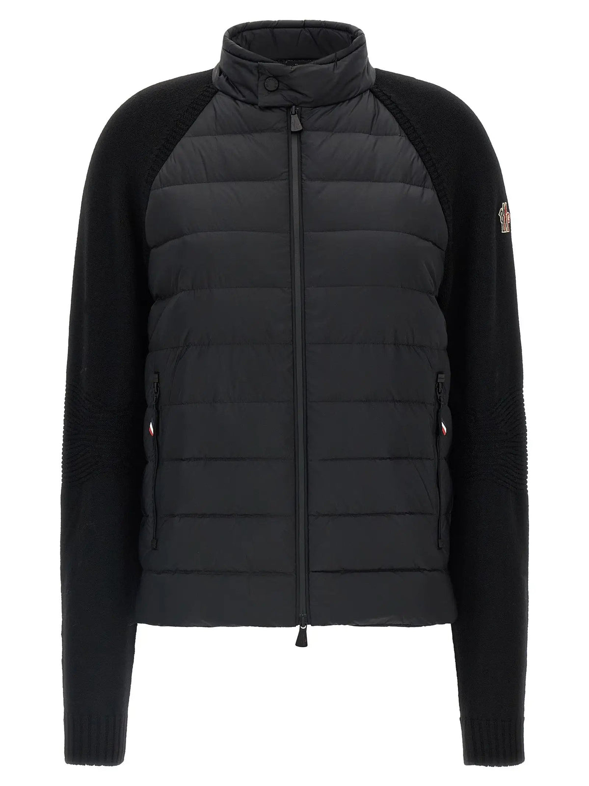 Moncler Grenoble Black Polyamide Cardigan