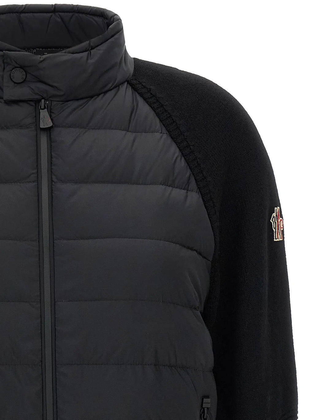 Moncler Grenoble Black Polyamide Cardigan