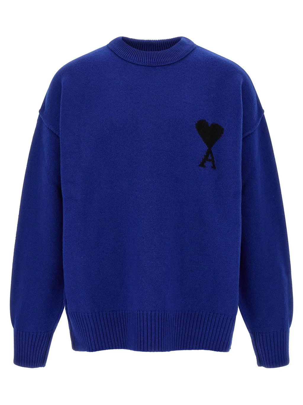 Ami Paris Blue Wool Cardigan