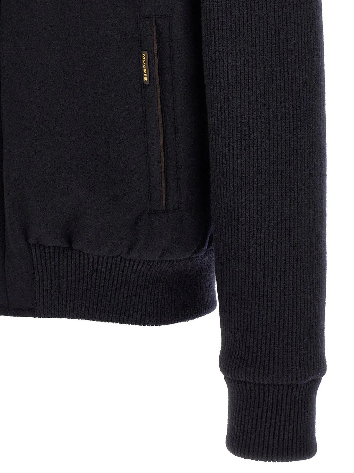 MooRER Blue Wool Bomber
