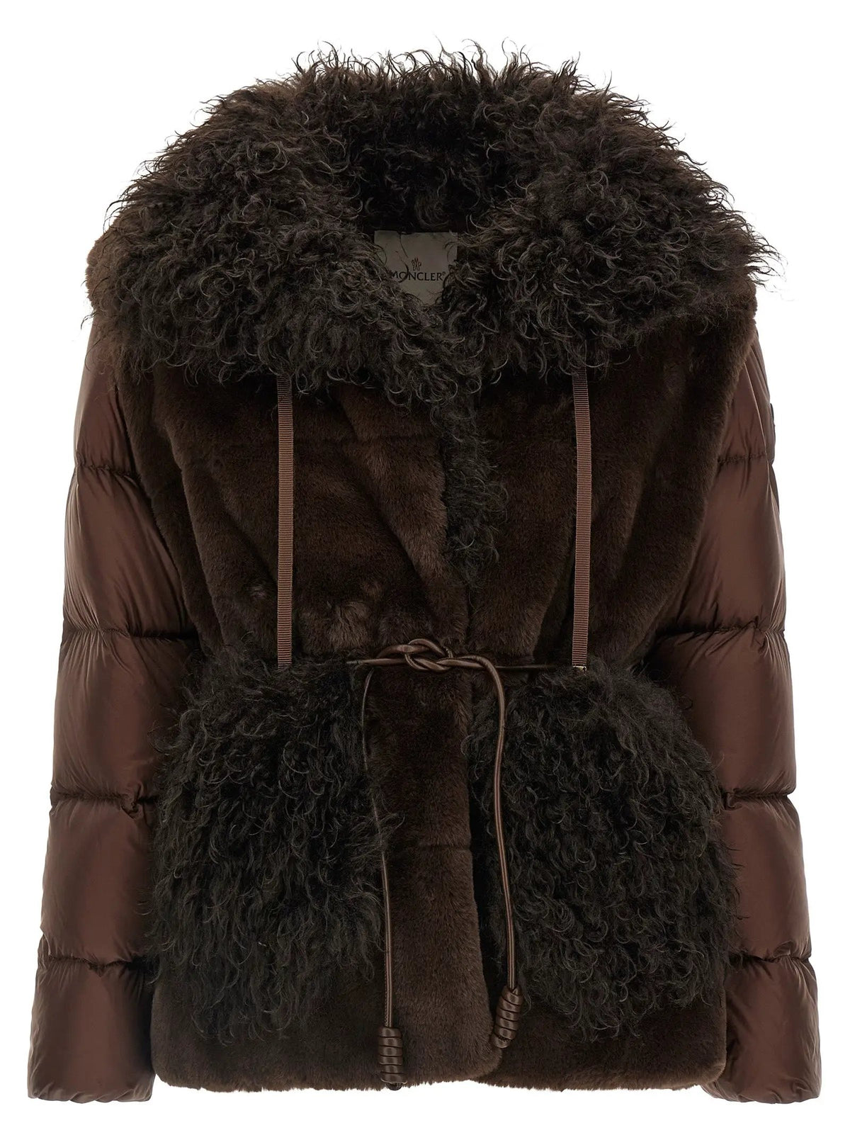 Moncler Brown Polyester Shell Jacket