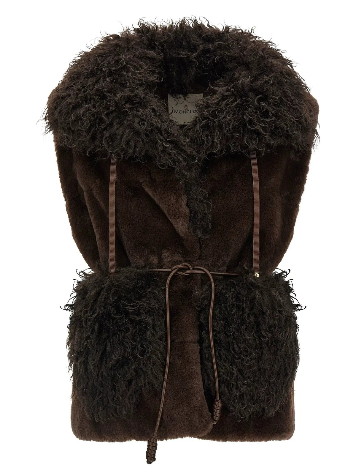 Moncler Brown Polyester Shell Jacket