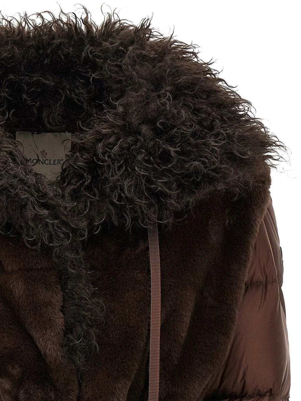 Moncler Brown Polyester Shell Jacket