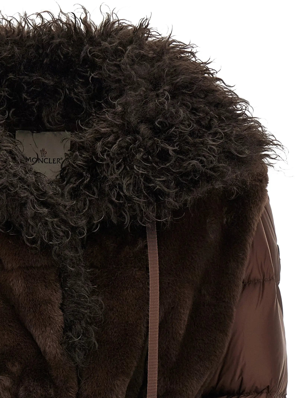 Moncler Brown Polyester Shell Jacket