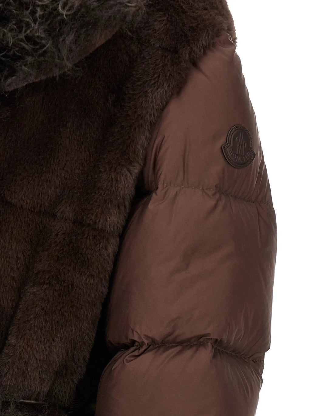 Moncler Brown Polyester Shell Jacket