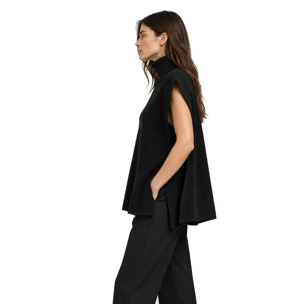 Gilet en cachemire noir Max Mara
